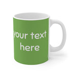 Load image into Gallery viewer, myTabby I LOVE LONDON 11oz Coffee, Tea or Hot Chocolate Mug, CUSTOM text &amp; background colour
