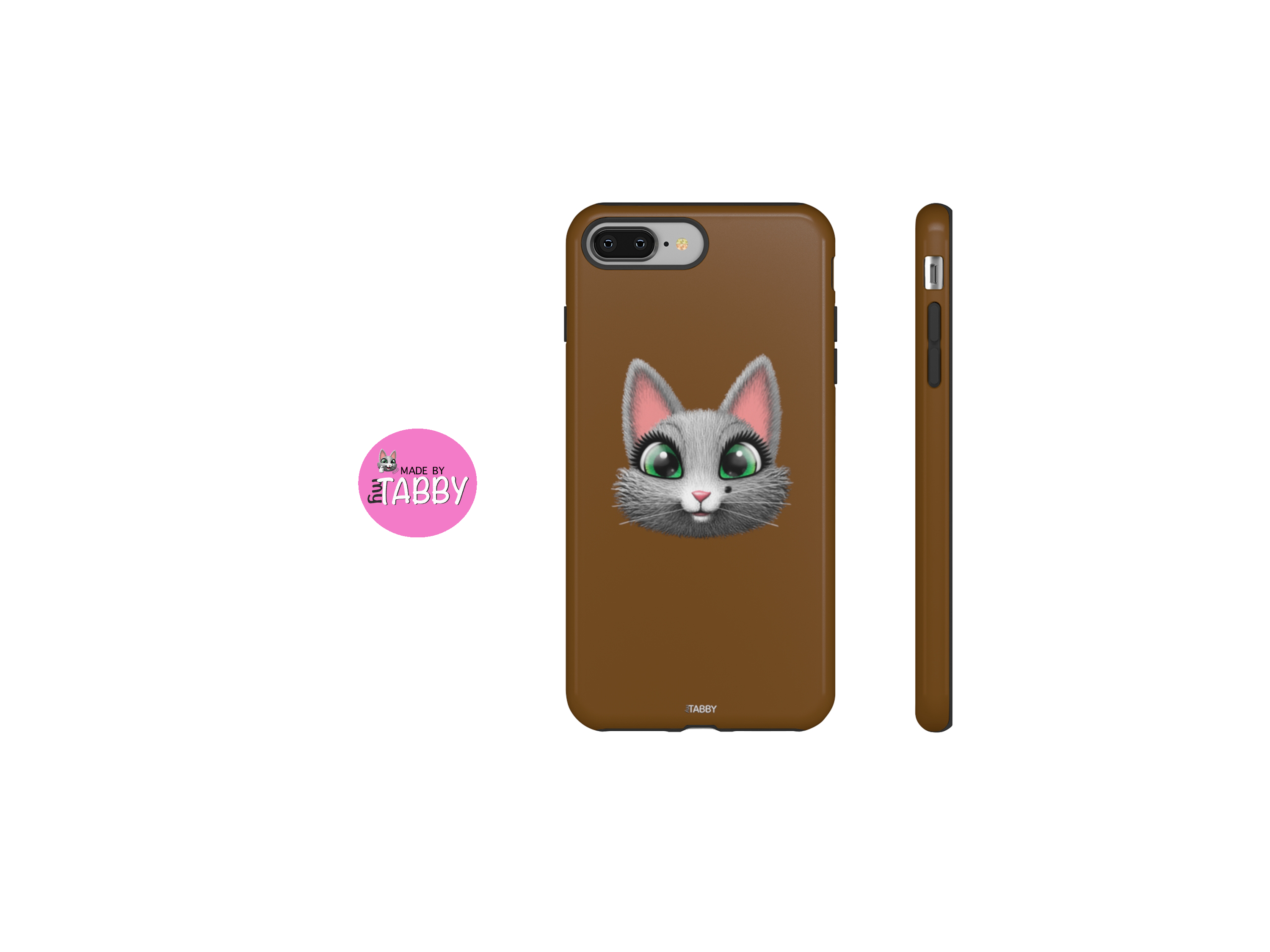 myTabby Tough Phone Case | CUTE SMILE | iPhone 12, iPhone 11, Samsung Galaxy