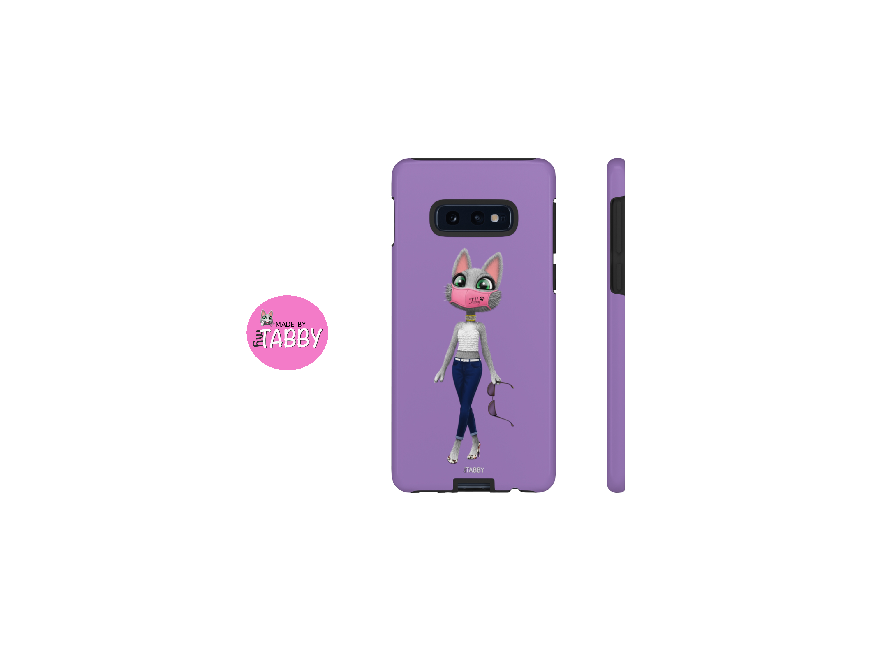 myTabby Tough Phone Case | SUNGLASSES & FACE MASK | iPhone 12, Iphone 11, Samsung Galaxy