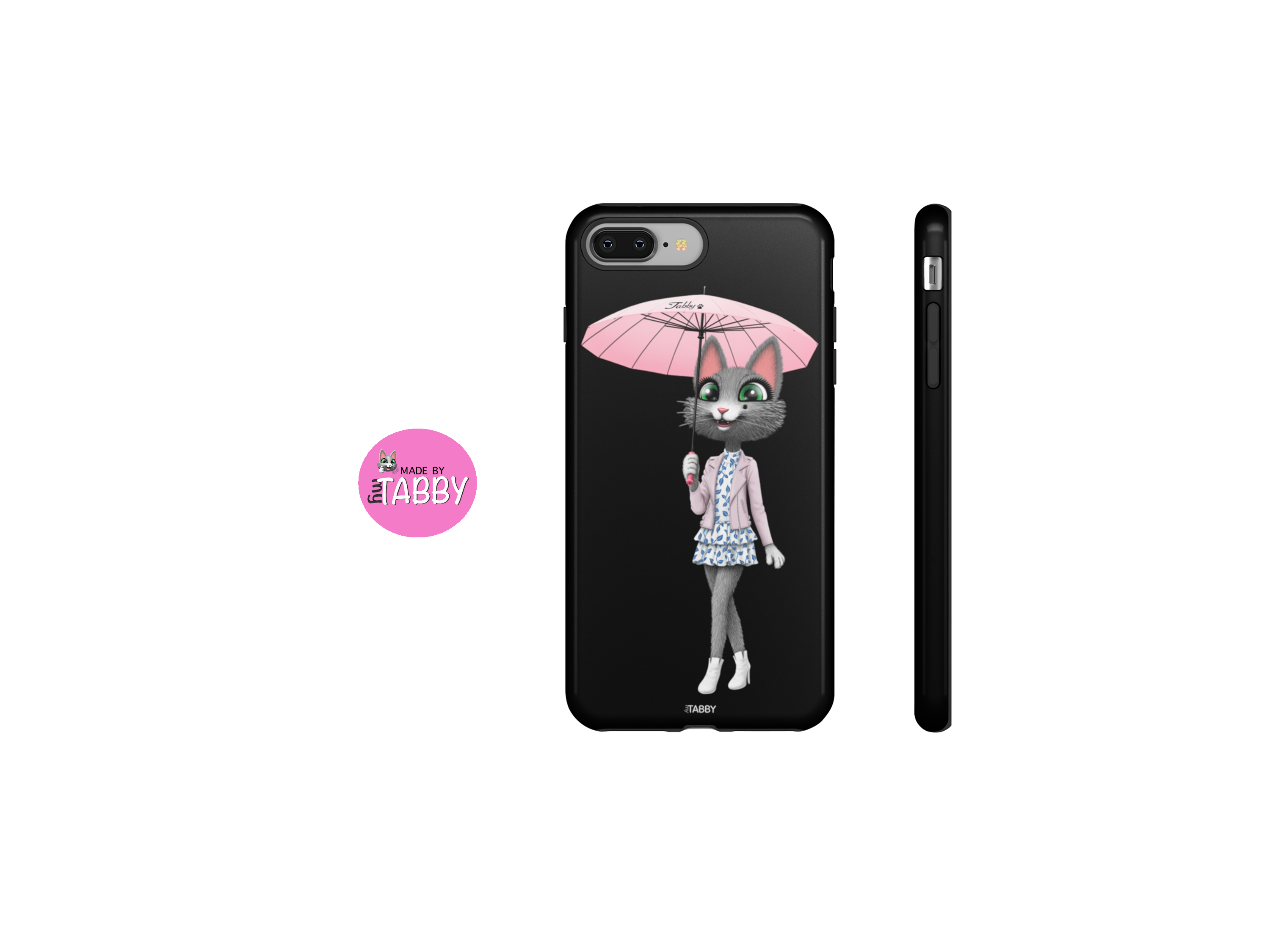 myTabby Tough Phone Case | UMBRELLA | iPhone 12, iPhone 11, Samsung Galaxy