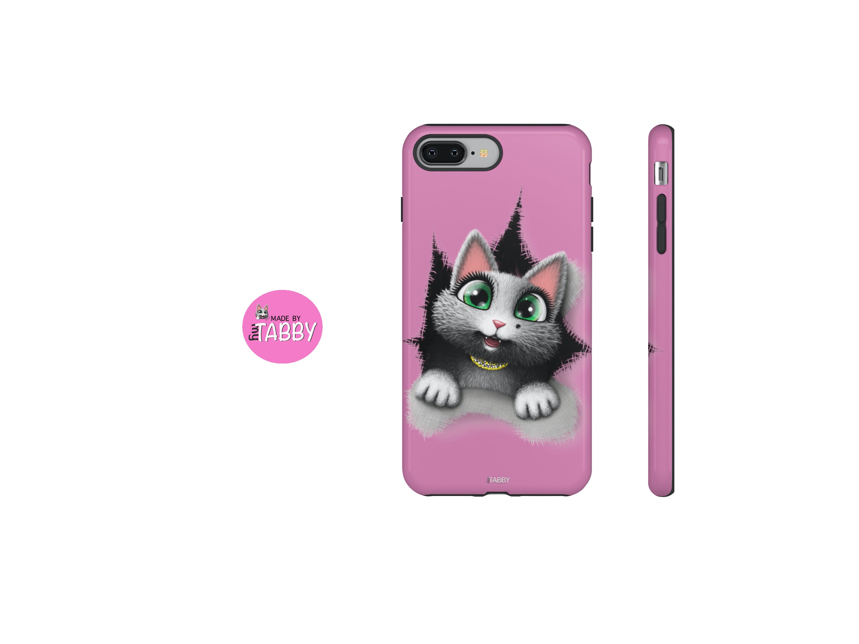 myTabby Tough Phone Case | HOLE | iPhone 12, iPhone 11, Samsung Galaxy