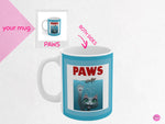 Load image into Gallery viewer, myTabby PAWS 11oz Coffee, Tea or Hot Chocolate Mug, CUSTOM text &amp; background colour
