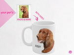 Load image into Gallery viewer, myTabby DOG OIL Art Mug, Custom Dog Colour Portrait Mug, Pet Coffee Cup, Custom Cup, Personalised Mug
