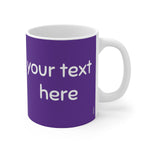 Load image into Gallery viewer, myTabby SLEEPING 11oz Coffee, Tea or Hot Chocolate Mug, CUSTOM text &amp; background colour
