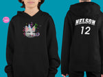 Load image into Gallery viewer, myTABBY | BIRTHDAY | Personalised Name on back of Boys &amp; Girls Hoodie Unisex | Kids Fashion
