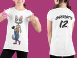 Load image into Gallery viewer, myTABBY Cat Kids Customise Soft-style Tee | AFRICAN STYLE | Unisex T-Shirt  | Personalised Name on back | Kids Fashion
