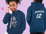 Load image into Gallery viewer, myTABBY | EXPLORER| Personalised Name on back of Boys &amp; Girls Hoodie Unisex | Kids Fashion
