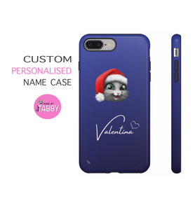 myTabby Edition Personalised XMAS DESIGN 1 | Personalised Phone Case for Samsung and iPhone | Dual layer