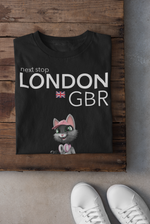 Load image into Gallery viewer, myTABBY Cat Premium T-Shirt | Customise TRAVEL TRIPS | Unisex T-Shirt  | Unique Gift
