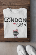 Load image into Gallery viewer, myTABBY Cat Premium T-Shirt | Customise TRAVEL TRIPS | Unisex T-Shirt  | Unique Gift
