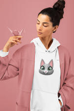 Load image into Gallery viewer, myTabby Cat College Hoodie | SMILE | Unisex Hoodie | Unique Gift
