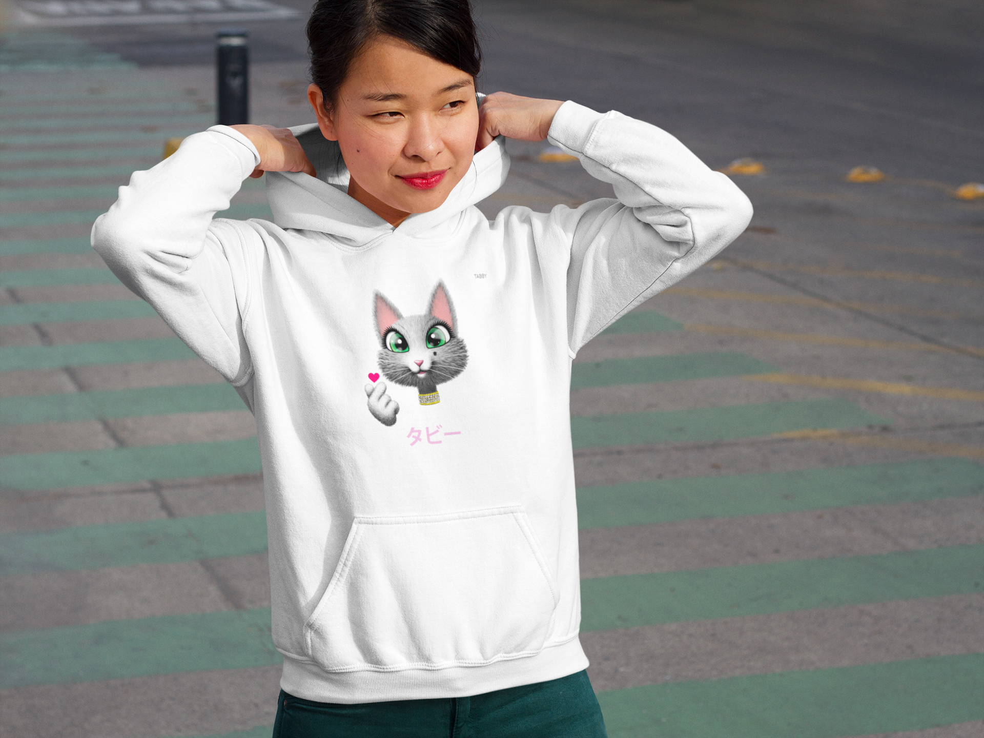 myTabby Cat College Hoodie  | TABBY JAPANESE | Unisex Hoodie | Unique Gift