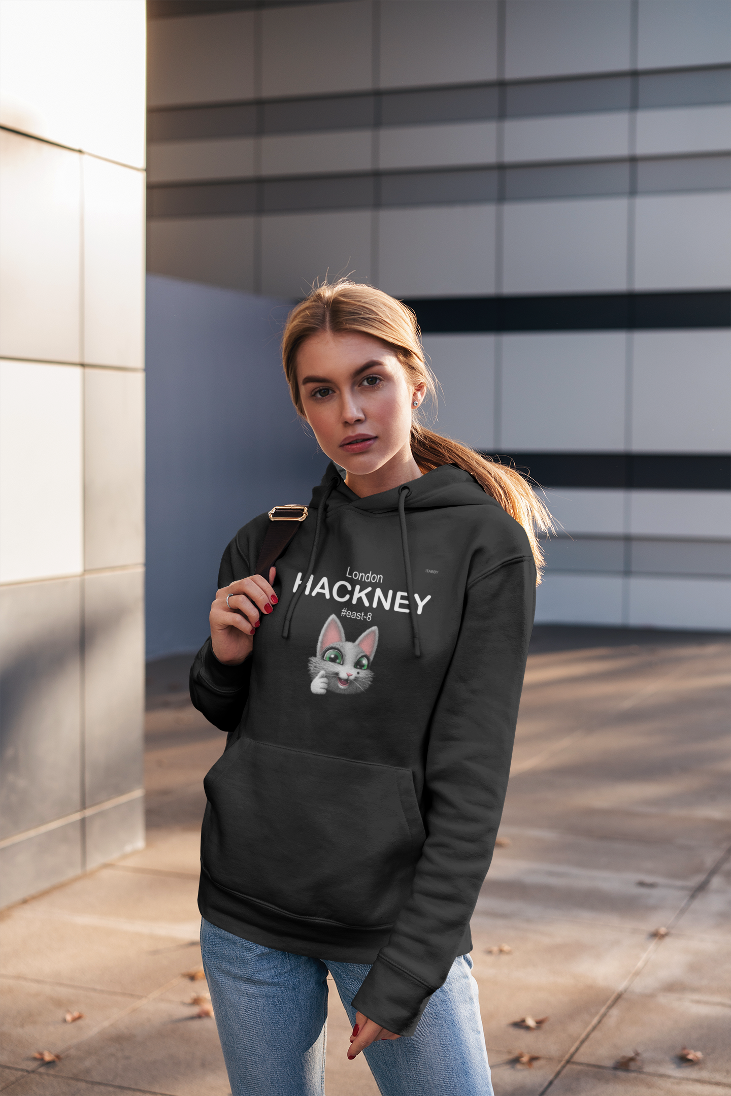 myTabby Cat College Hoodie | Customise AREA CODE | Unisex Hoodie | Unique Gift