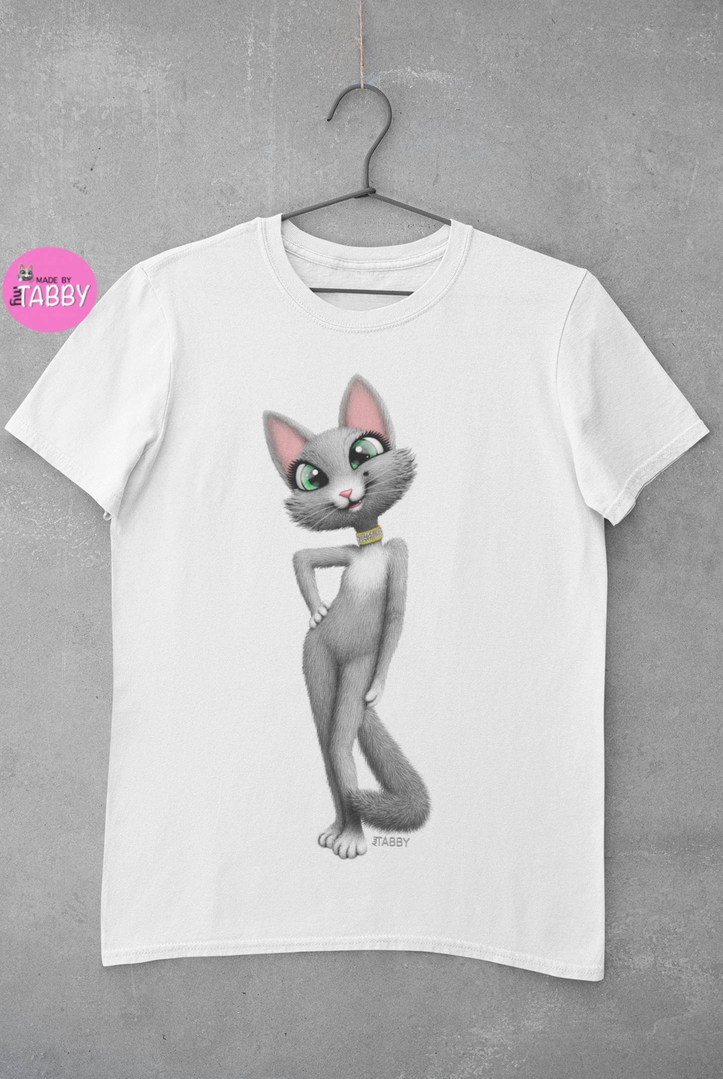 myTABBY Cat Premium T-Shirt | POSE STANDING | Unisex T-Shirt | Unique Gift