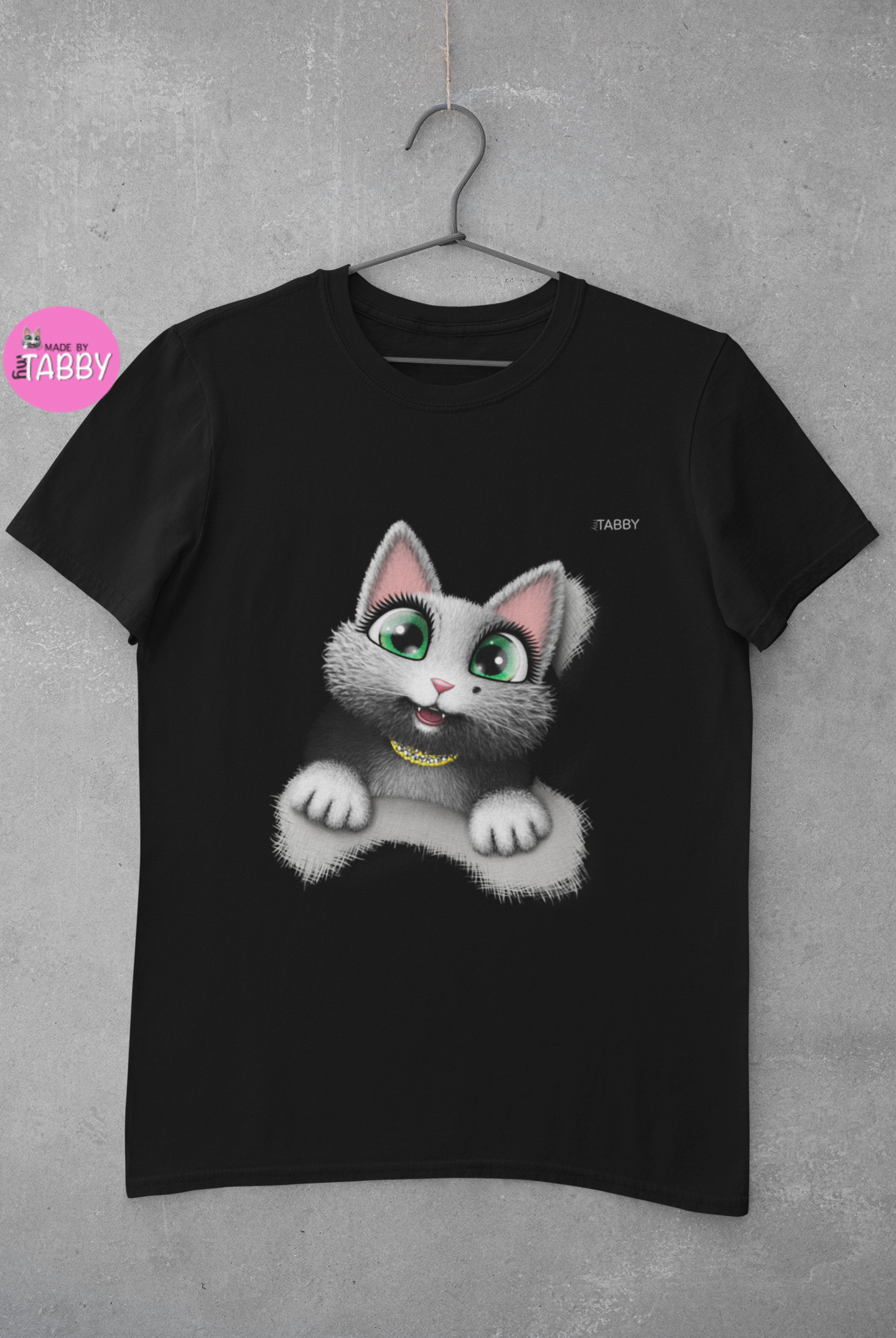 myTABBY Cat Premium T-Shirt | HOLE | Unisex T-Shirt  | Unique Gift