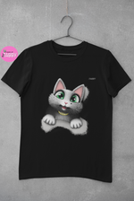 Load image into Gallery viewer, myTABBY Cat Premium T-Shirt | HOLE | Unisex T-Shirt  | Unique Gift
