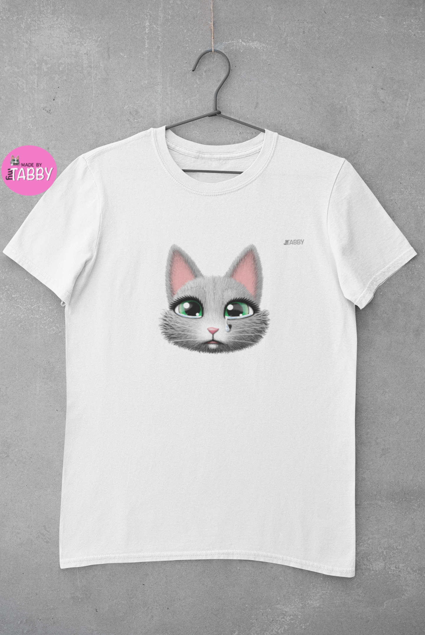 myTABBY Cat Premium T-Shirt | SAD | Unisex T-Shirt  | Unique Gift