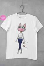 Load image into Gallery viewer, myTABBY Cat Premium T-Shirt | SUNGLASS &amp; FACE MASK | Unisex T-Shirt  | Unique Gift
