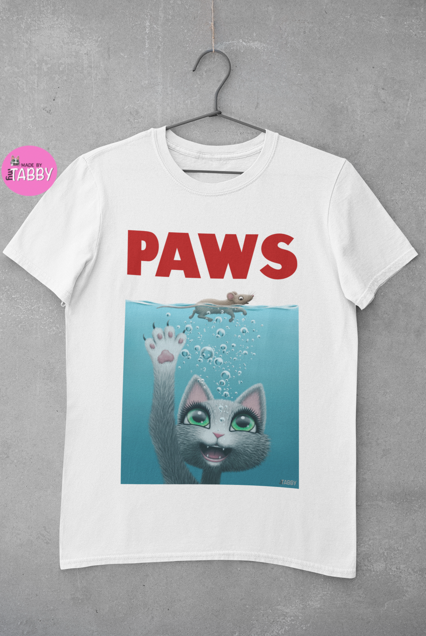 myTABBY Cat Premium T-Shirt | PAWS | Unisex T-Shirt  | Unique Gift