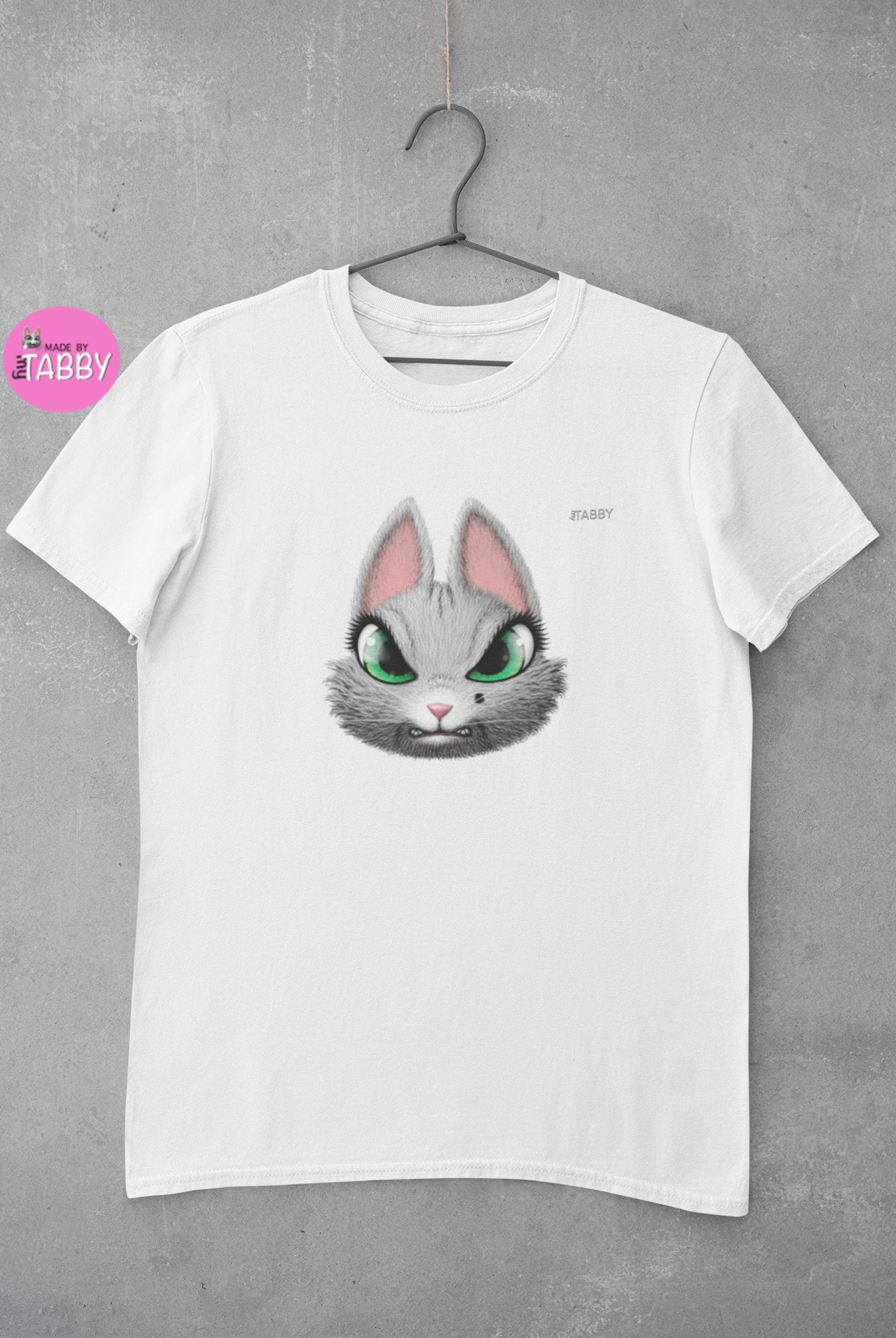 myTABBY Cat Premium T-Shirt | ANGRY | Unisex T-Shirt  | Unique Gift