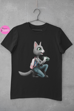 Load image into Gallery viewer, myTABBY Cat Premium T-Shirt | EXPLORER | Unisex T-Shirt | Unique Gift
