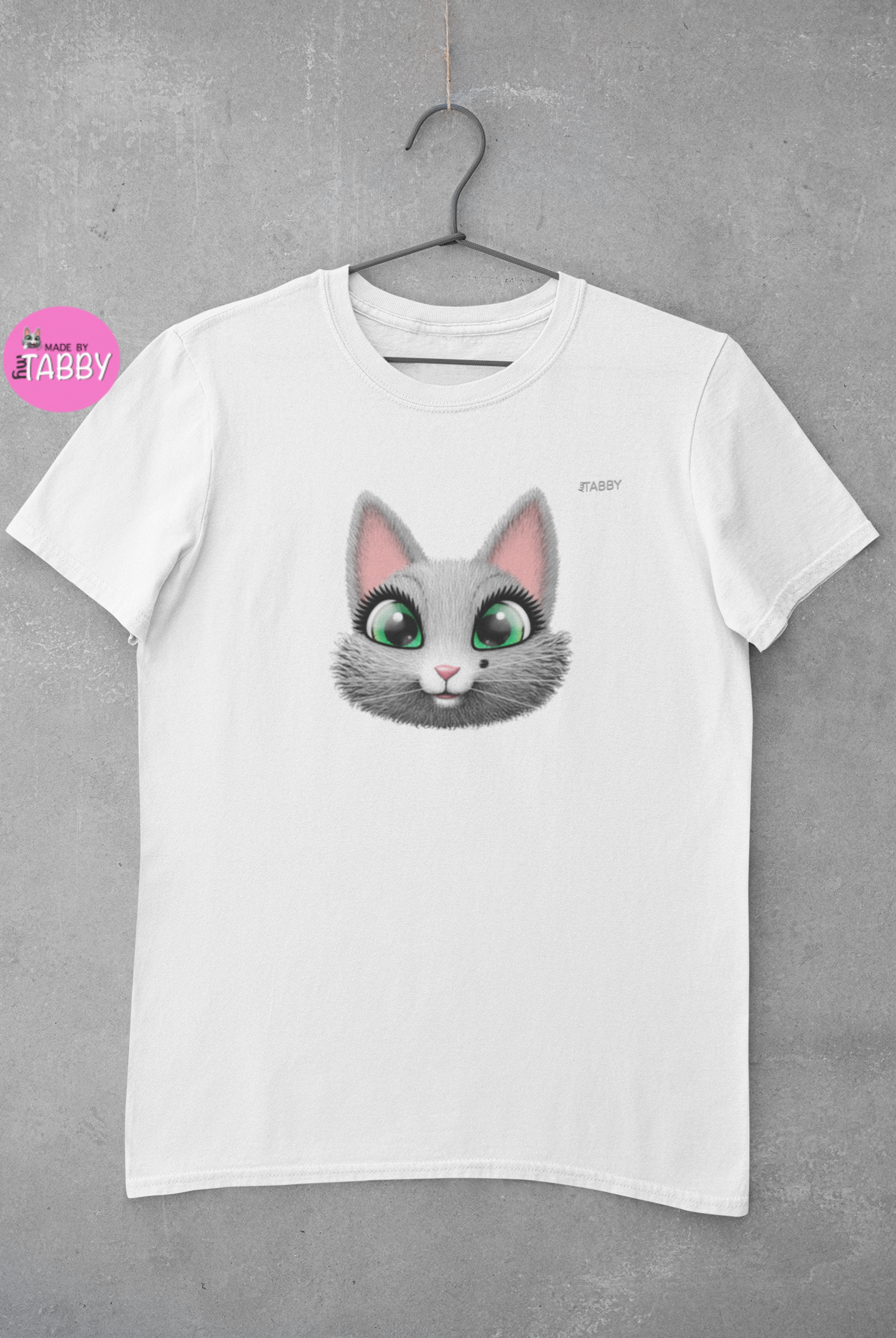 myTABBY Cat Premium T-Shirt | CUTE SMILE | Unisex T-Shirt  | Unique Gift