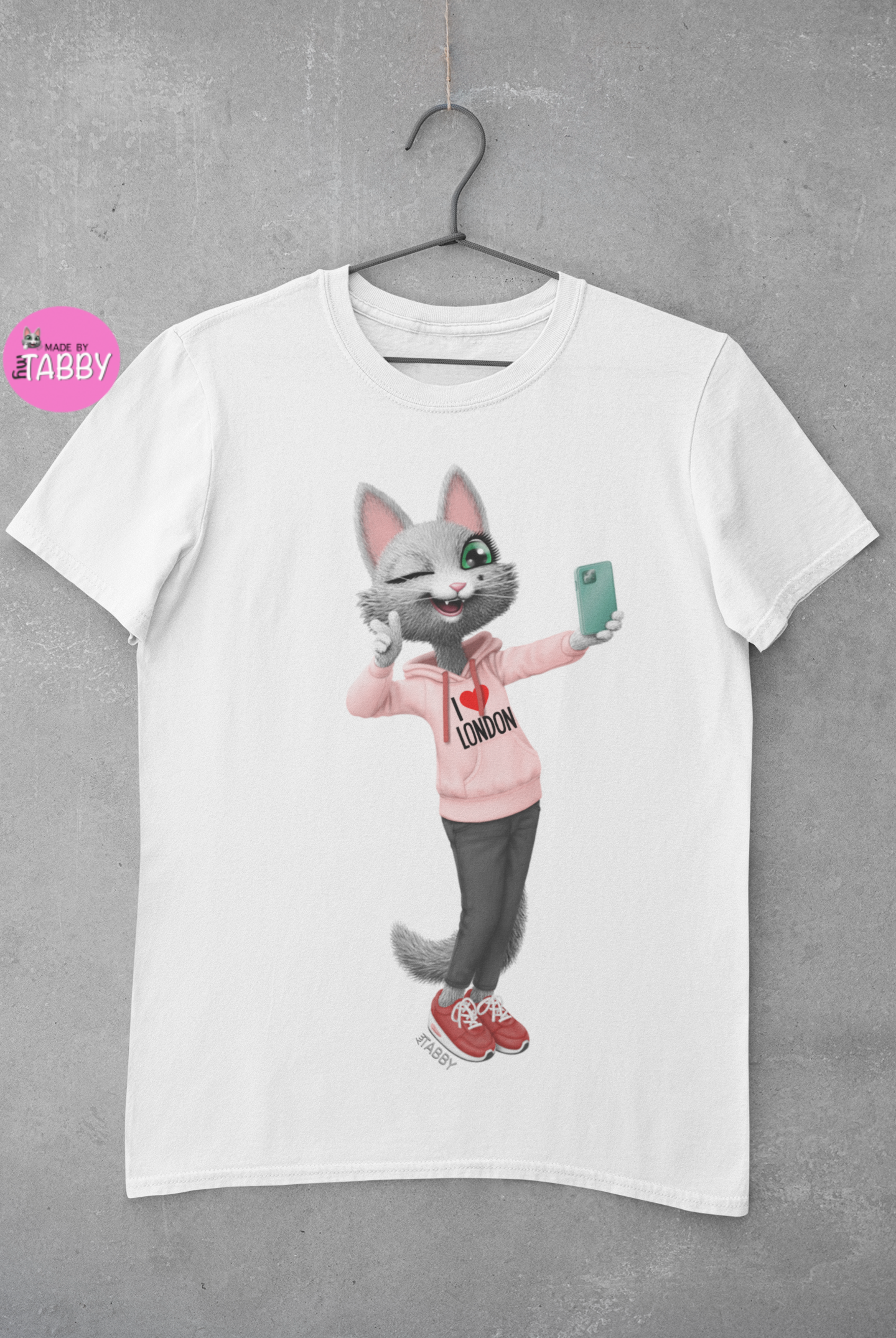 myTABBY Cat Premium T-Shirt | SELFIE LONDON | Unisex T-Shirt  | Unique Gift