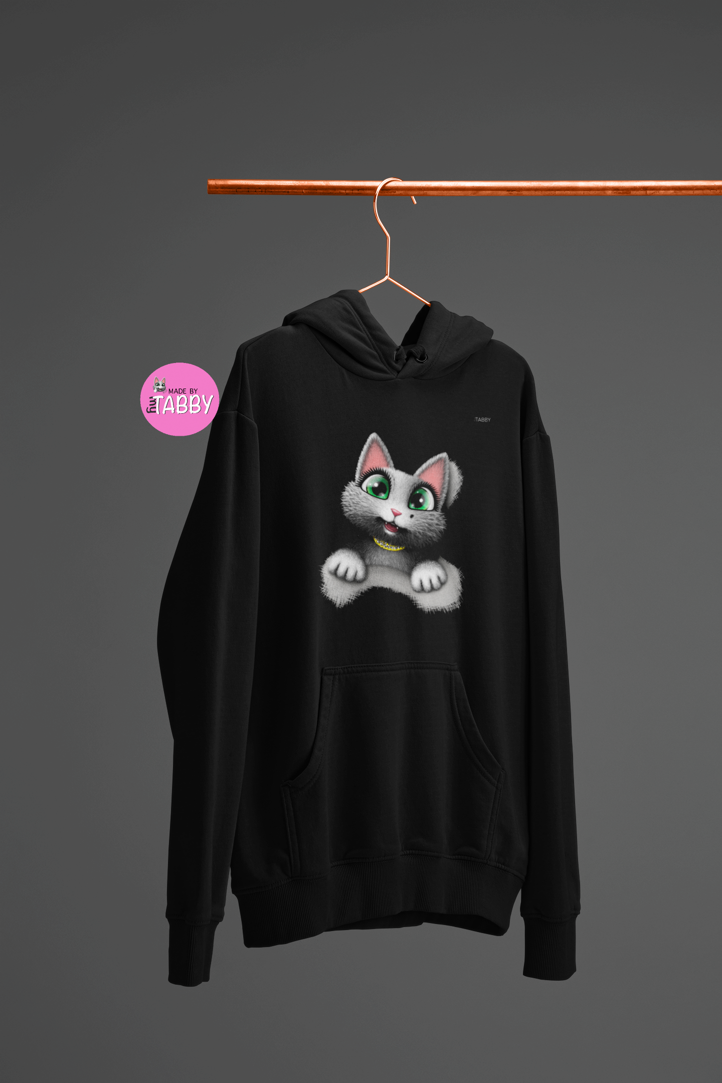 myTabby Cat College Hoodie  | HOLE | Unisex Hoodie | Unique Gift