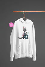 Load image into Gallery viewer, myTabby Cat College Hoodie | EXPLORER | Unisex Hoodie | Unique Gift
