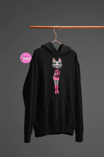 Load image into Gallery viewer, myTabby Cat College Hoodie | KISSING | Unisex Hoodie | Unique Gift
