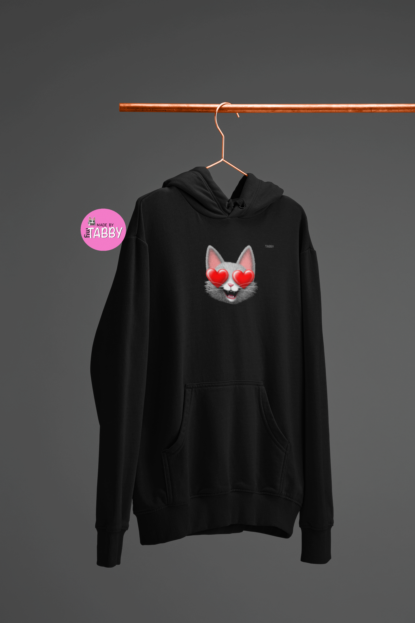 myTabby Cat College Hoodie  | LOVE | Unisex Hoodie | Unique Gift