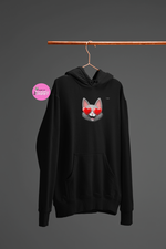 Load image into Gallery viewer, myTabby Cat College Hoodie  | LOVE | Unisex Hoodie | Unique Gift
