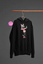 Load image into Gallery viewer, myTabby Cat College Hoodie | I lOVE LONDON | Unisex Hoodie | Unique Gift
