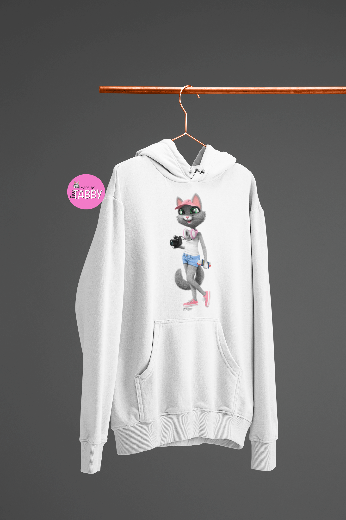 myTabby Cat College Hoodie | TRAVELLER | Unisex Hoodie | Unique Gift