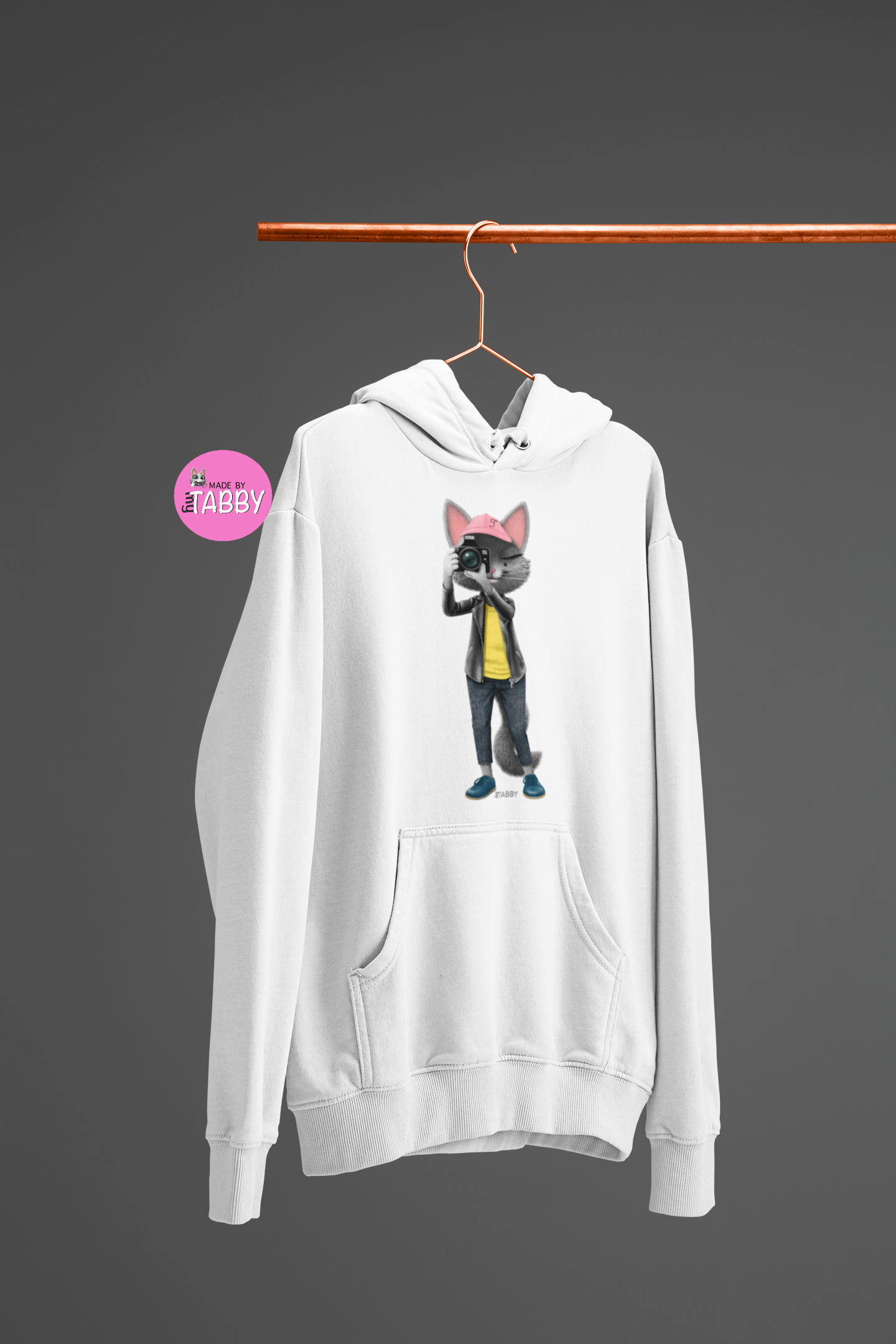 myTabby Cat College Hoodie | PHOTOGRAPHER | Unisex Hoodie | Unique Gift