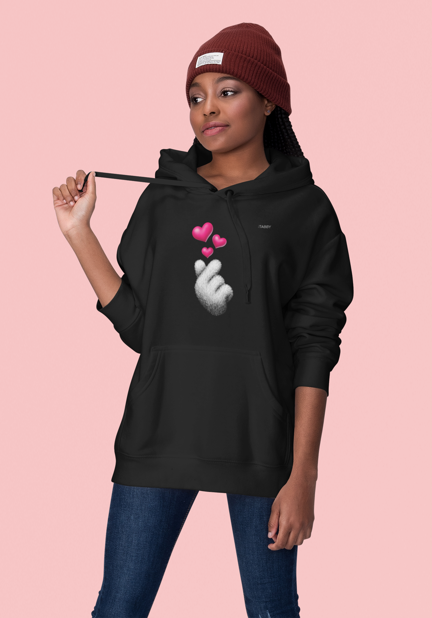 myTabby Cat College Hoodie  | SIGN OF LOVE | Unisex Hoodie | Unique Gift