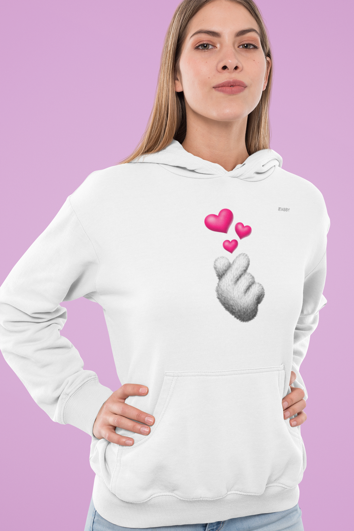 myTabby Cat College Hoodie  | SIGN OF LOVE | Unisex Hoodie | Unique Gift