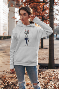 myTabby Cat College Hoodie | SUNGLASSES | Unisex Hoodie | Unique Gift