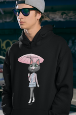 Load image into Gallery viewer, myTabby Cat College Hoodie | UMBRELLA | Unisex Hoodie | Unique Gift
