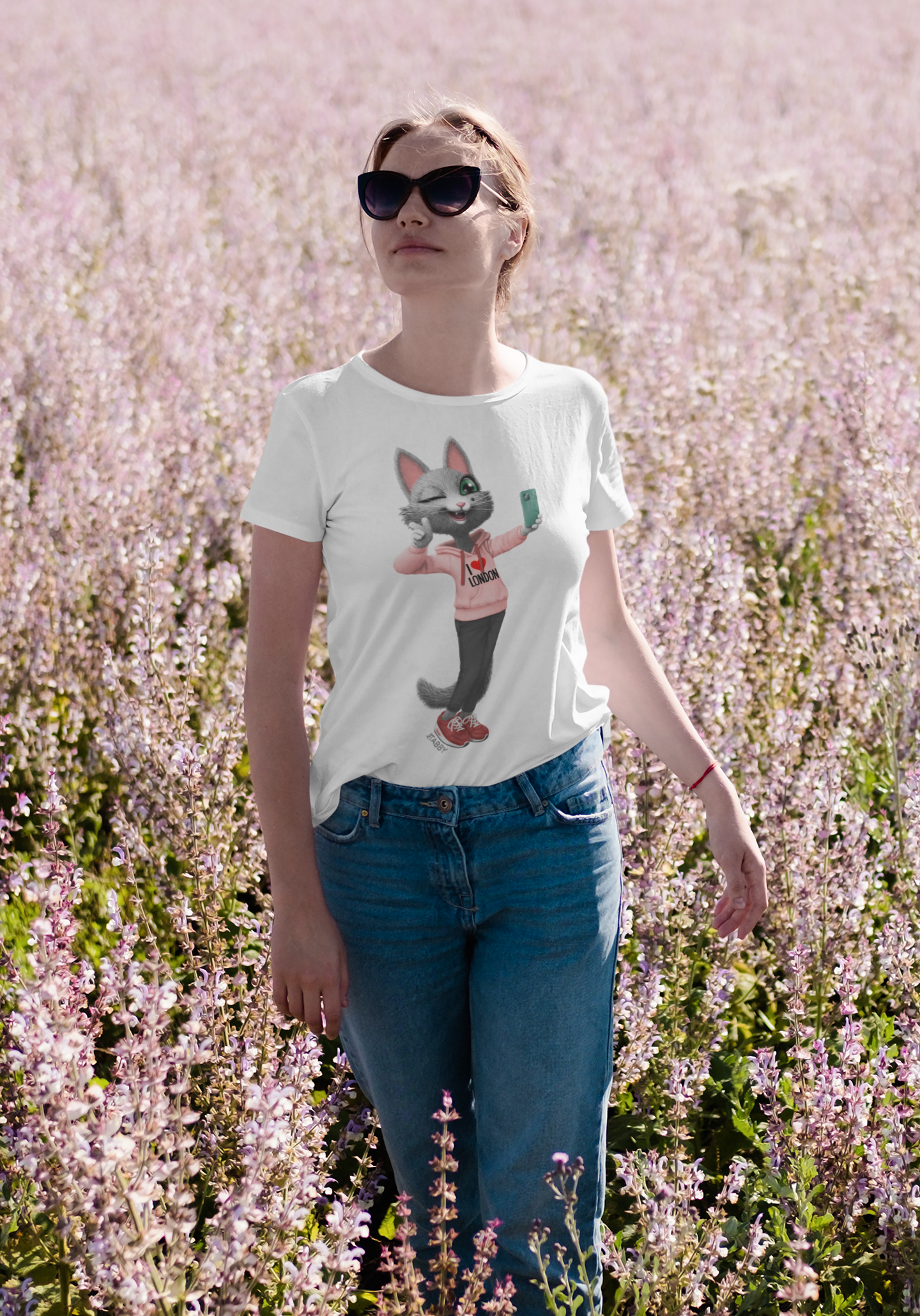 myTABBY Cat Premium T-Shirt | SELFIE LONDON | Unisex T-Shirt  | Unique Gift