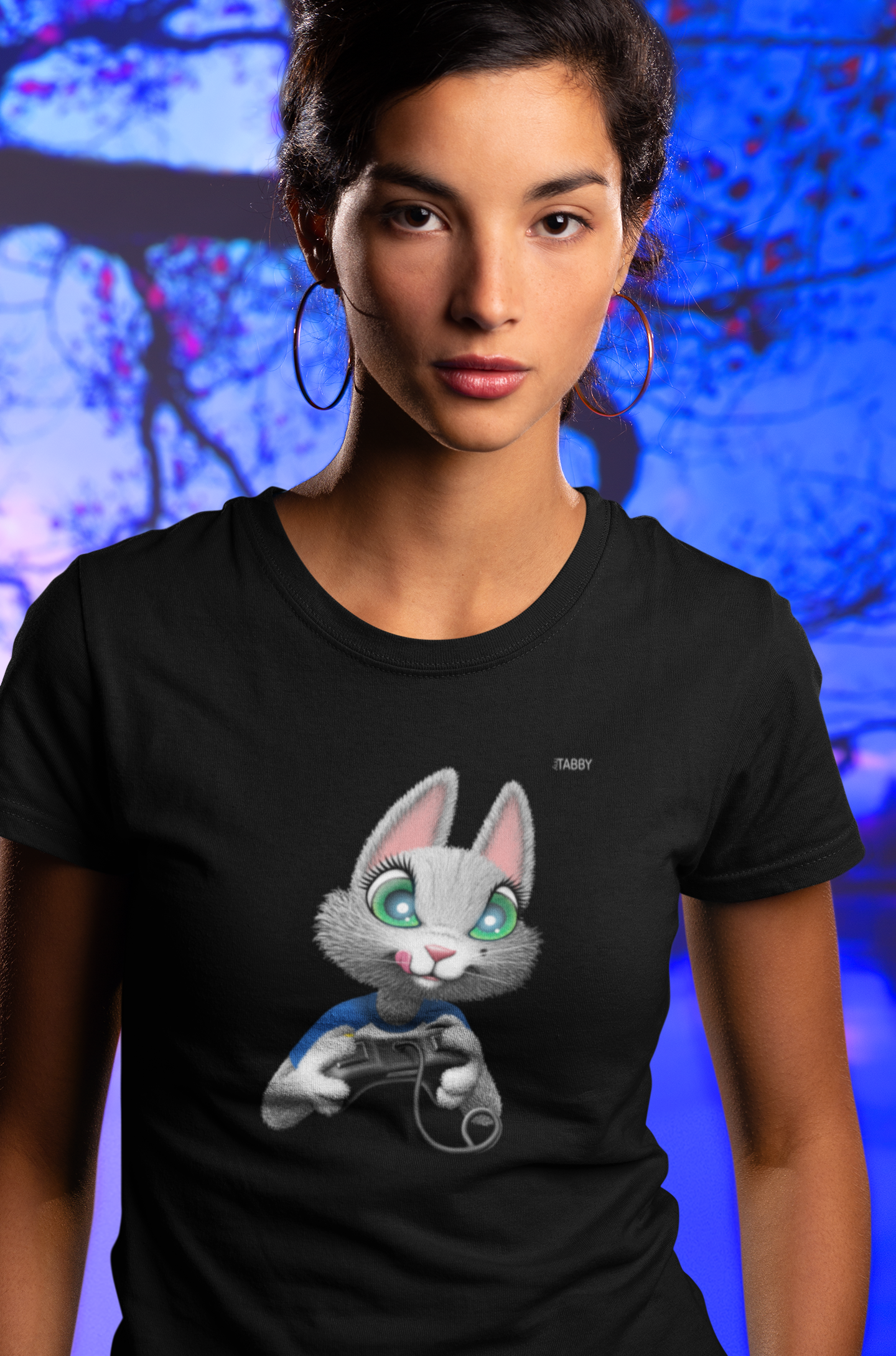 myTABBY Cat Premium T-Shirt | GAMER | Unisex T-Shirt  | Unique Gift