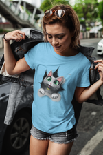 Load image into Gallery viewer, myTABBY Cat Premium T-Shirt | HOLE | Unisex T-Shirt  | Unique Gift
