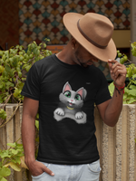 Load image into Gallery viewer, myTABBY Cat Premium T-Shirt | HOLE | Unisex T-Shirt  | Unique Gift
