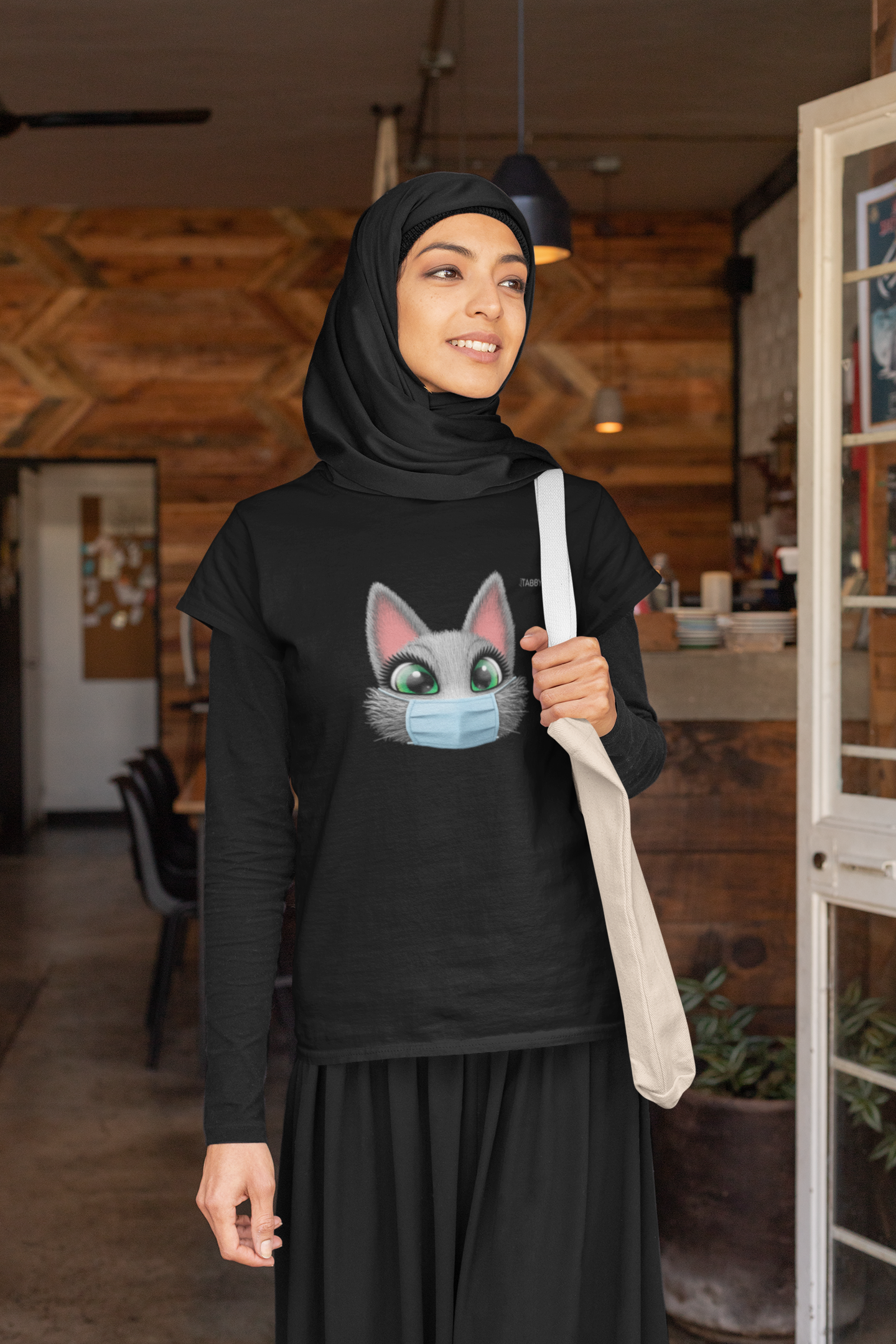 myTABBY Cat Premium T-Shirt | FACE MASK | Unisex T-Shirt  | Unique Gift